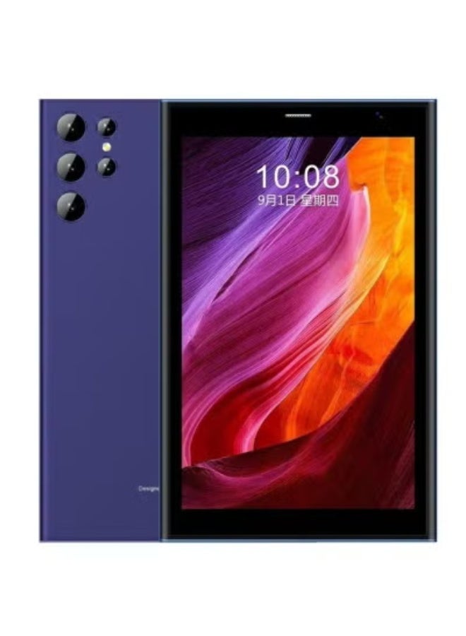 AIR TAB A19 8-Inch FHD Android Tablet with Arabic Keyboard, 16GB RAM + 1TB Storage, 10000mAh Battery, High-Speed Processor, Portable Touchscreen Tablet for Work Study Gaming Entertainment, Blue - Image 1
